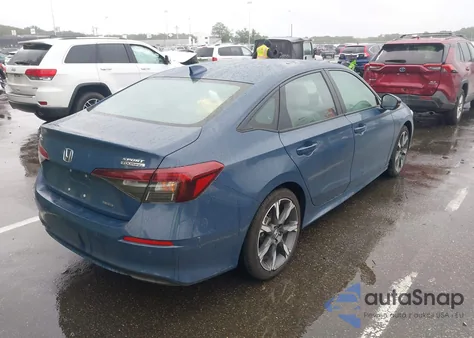 2025 Honda Civic Hybrid Sport/Sport Touring из США, поврежденный, VIN 2HGFE4F82SH300137